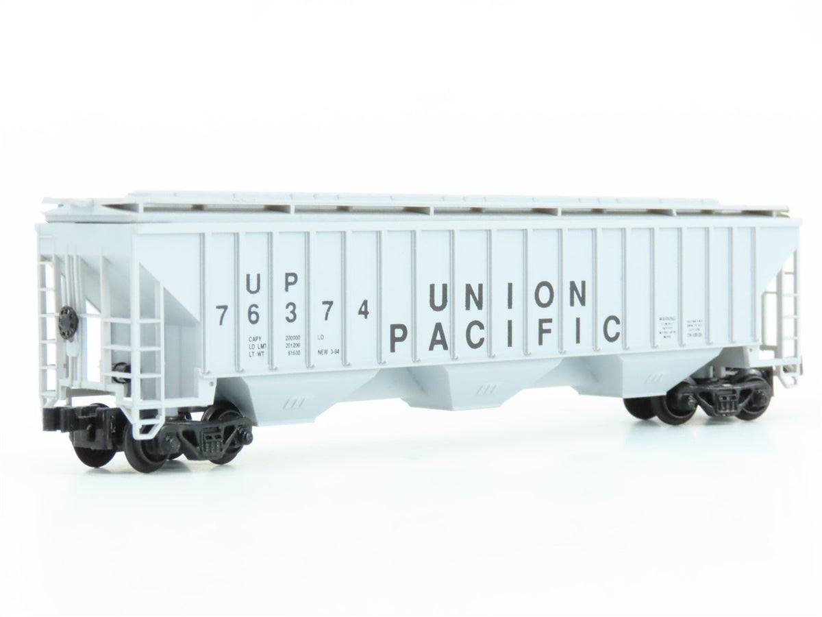 N Scale Precision Masters 1401 UP Union Pacific 3-Bay Covered Hopper #76374