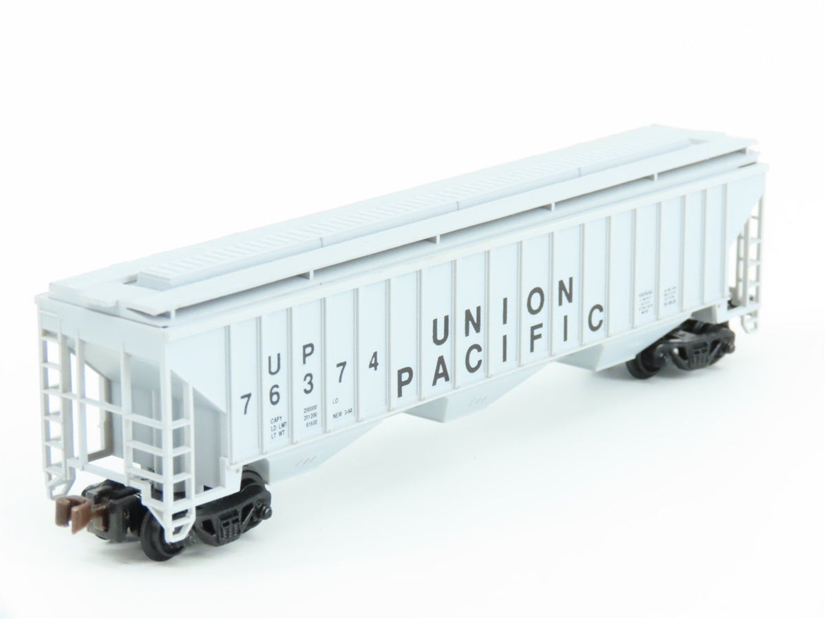 N Scale Precision Masters 1401 UP Union Pacific 3-Bay Covered Hopper #76374