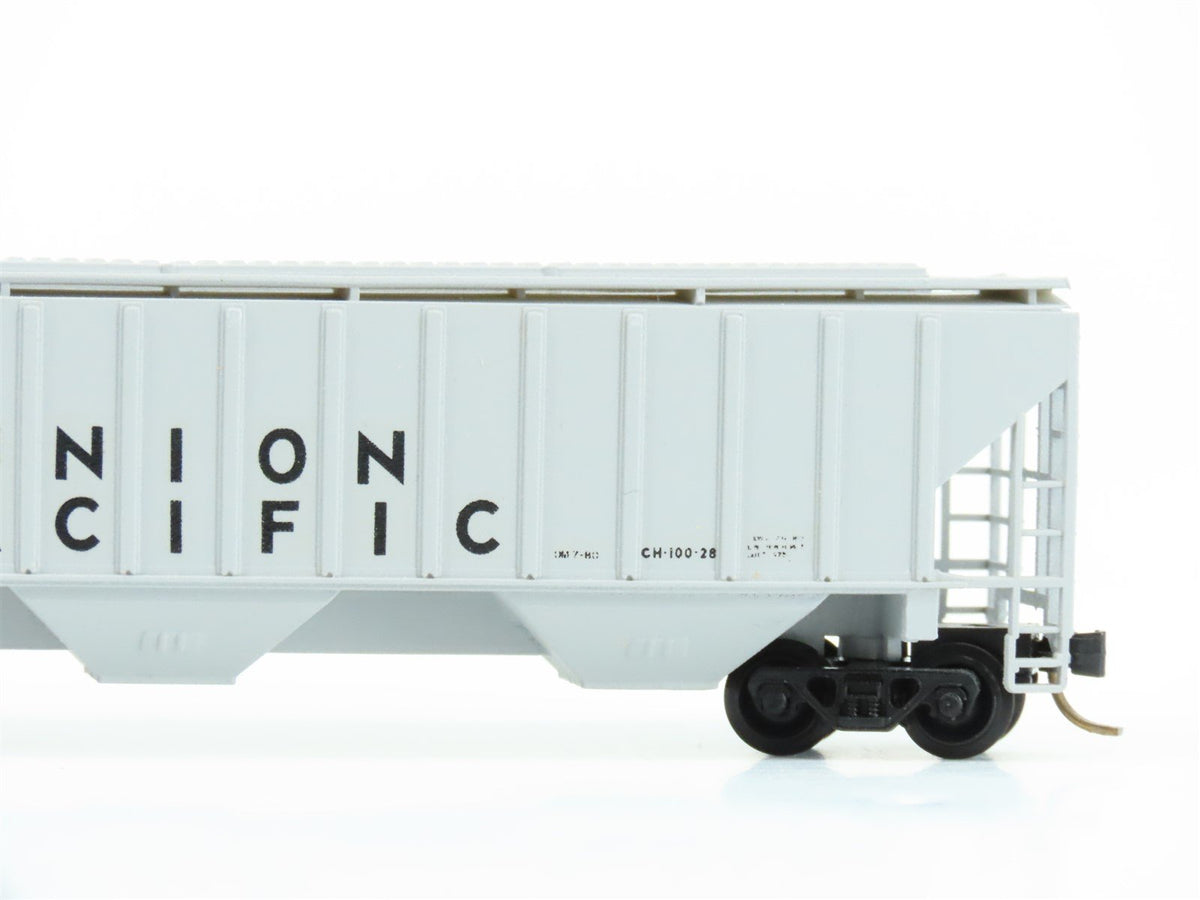 N Precision Masters 1401 UP Union Pacific 3-Bay Covered Hopper #73984 Custom