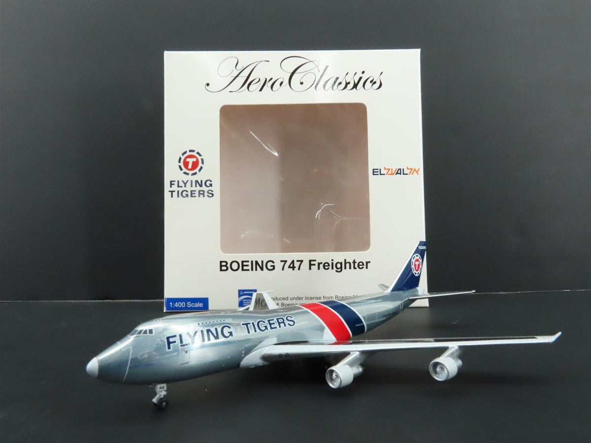 1:400 Scale Aero Classics Die-Cast Flying Tiger Boeing 747 Airliner N801FT