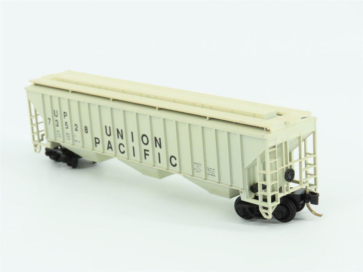 N Scale Precision Masters 1401 UP Union Pacific 3-Bay Hopper Custom Road #73528