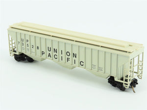 N Scale Precision Masters 1401 UP Union Pacific 3-Bay Hopper Custom Road #73528