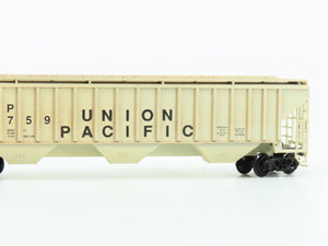 N Precision Masters 1401 UP Union Pacific 3-Bay Hopper #78759 Custom Weathered