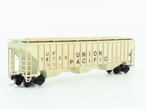 N Precision Masters 1401 UP Union Pacific 3-Bay Hopper #78759 Custom Weathered