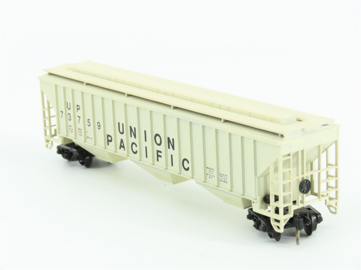 N Scale Precision Masters 1401 UP Union Pacific 3-Bay Covered Hopper #73759