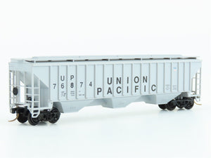 N Scale Precision Masters 1401 UP Union Pacific 3-Bay Hopper Custom Road #76874