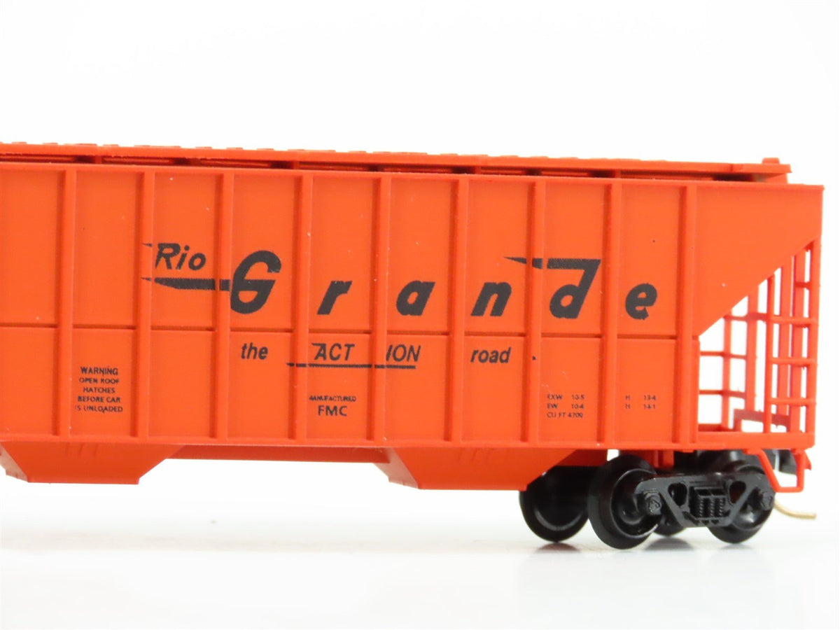 N Scale Precision Masters D&amp;RGW Rio Grande 3-Bay Covered Hopper #15662