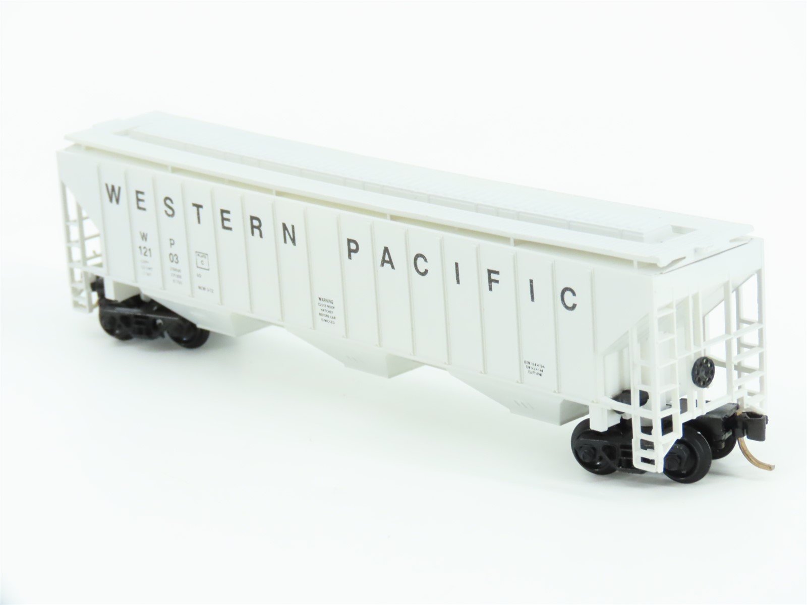 N Scale Precision Masters 1531 WP Western Pacific 3-Bay Covered Hopper #12103