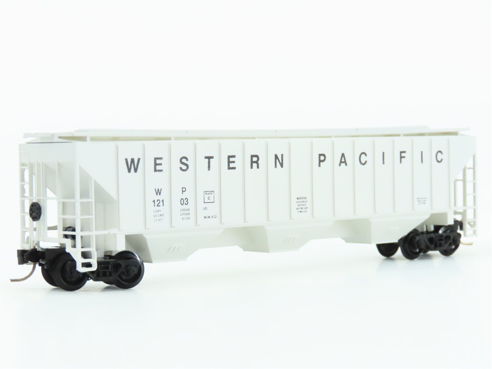 N Scale Precision Masters 1531 WP Western Pacific 3-Bay Covered Hopper #12103