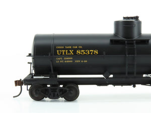 HO Scale Red Caboose RR-33001-15 UTLX 103W 10K Gal Single Dome Tank Car #85378