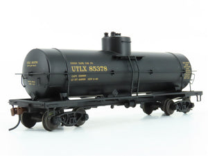 HO Scale Red Caboose RR-33001-15 UTLX 103W 10K Gal Single Dome Tank Car #85378