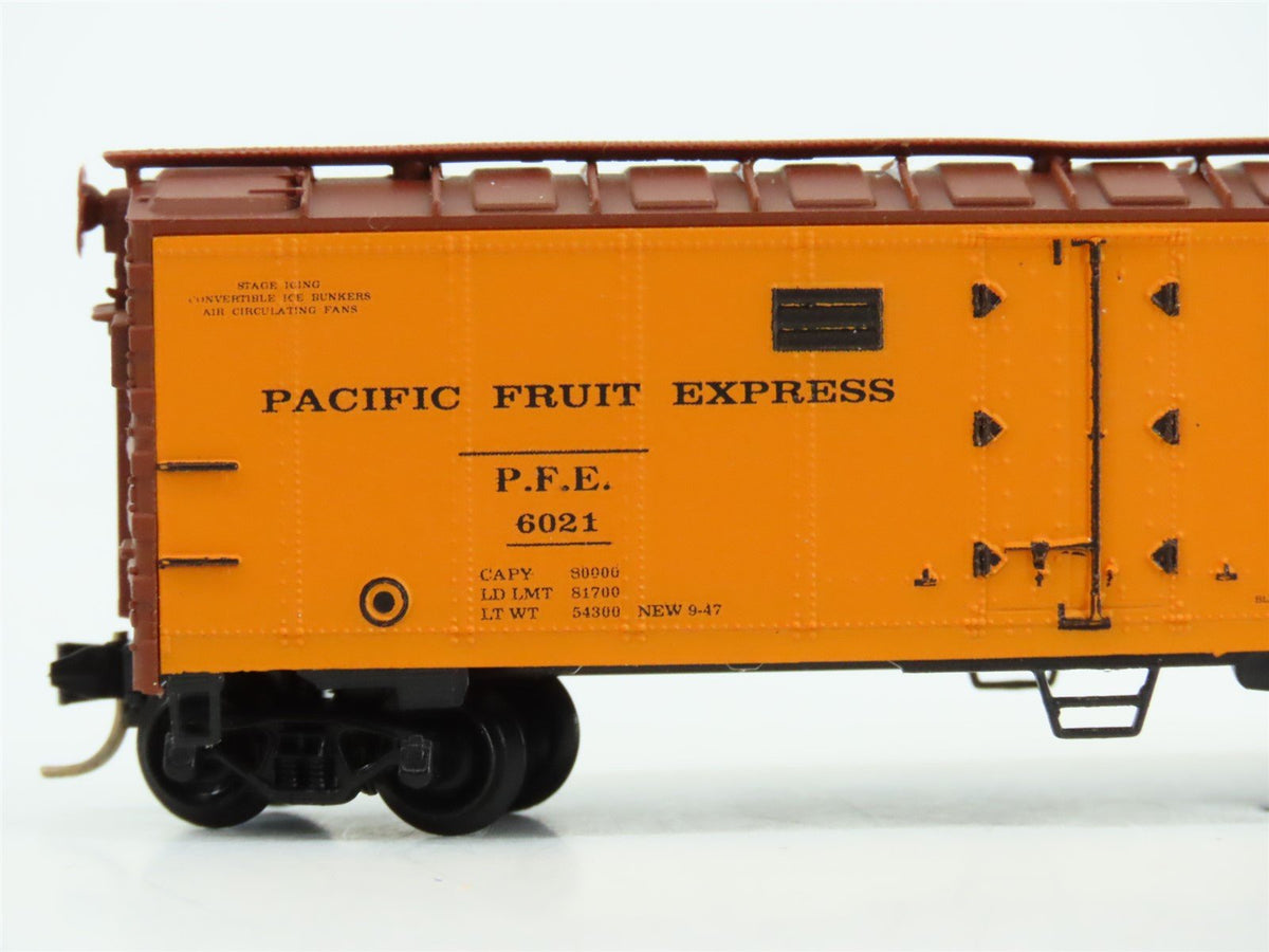 N Scale Precision Masters 1801 SP UP PFE Pacific Fruit Express Reefer #6021