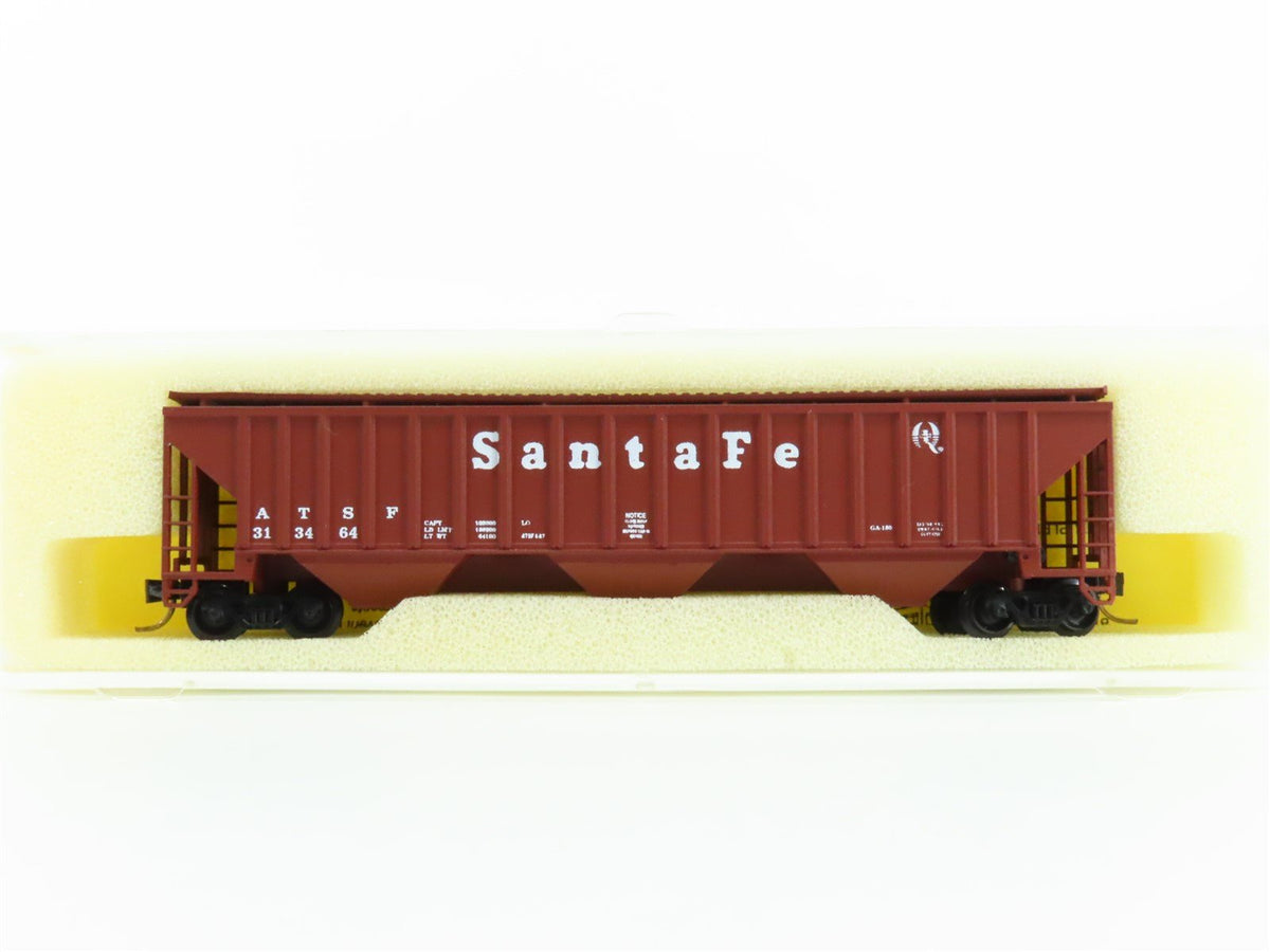 N Scale Precision Masters 1402 ATSF Santa Fe 3-Bay Covered Hopper #313464