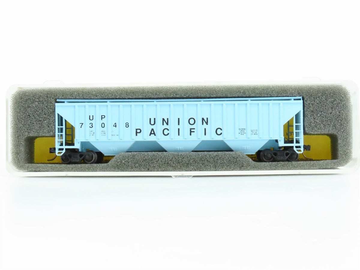 N Scale Precision Masters 1401 UP Union Pacific 3-Bay Covered Hopper #73048