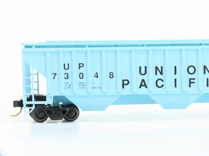 N Scale Precision Masters 1401 UP Union Pacific 3-Bay Covered Hopper #73048