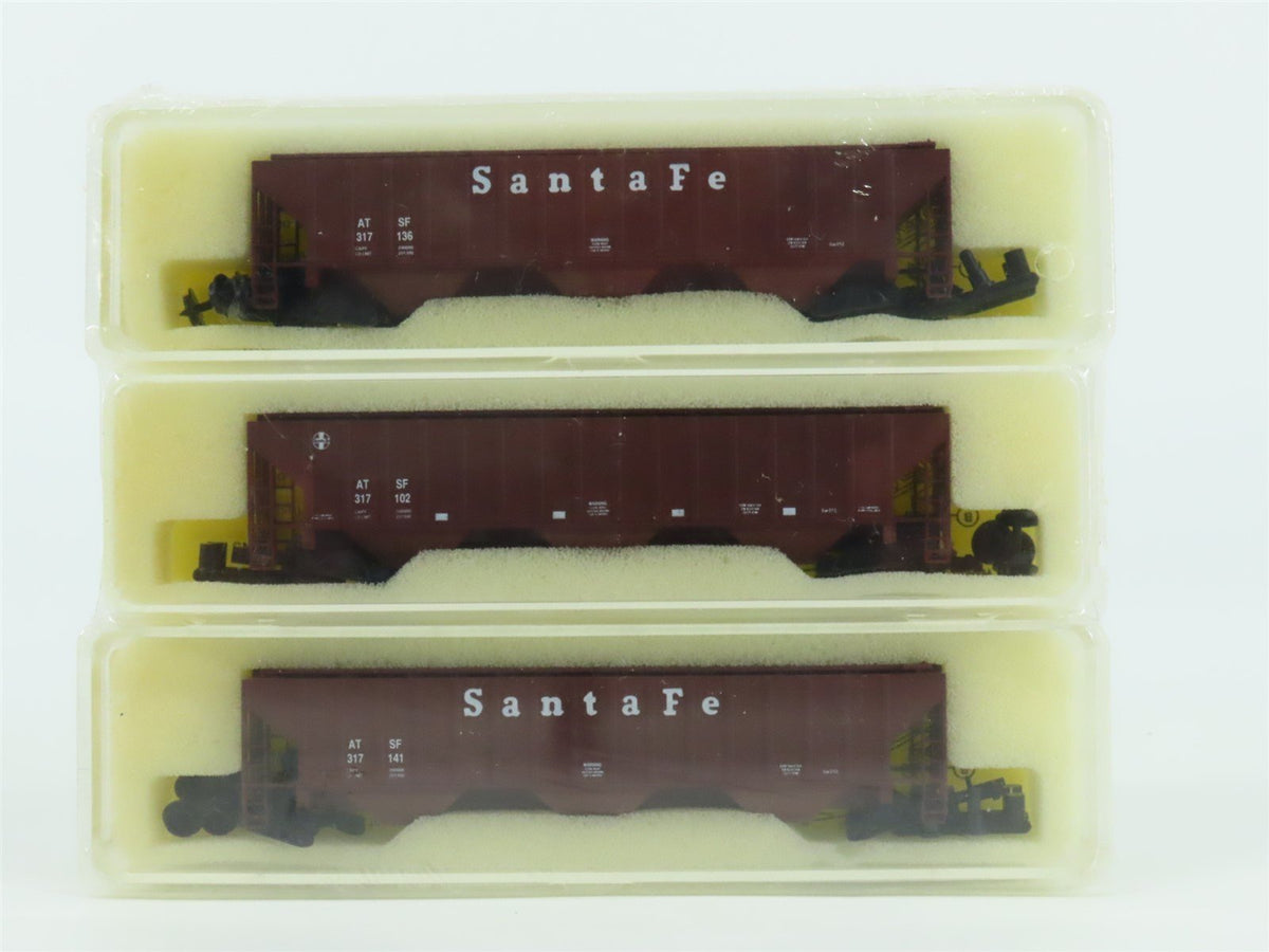 N Scale Precision Masters Kit #1502 ATSF Santa Fe 3-Bay Hopper 3-Pack Sealed