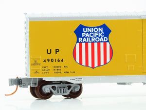 N Scale Micro-Trains MTL 38280 UP Union Pacific 50' Plug Door Box Car #490164