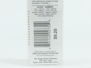 N Scale Micro-Trains MTL 45060 D&RGW Rio Grande Railroad 50' Flat Car #23019