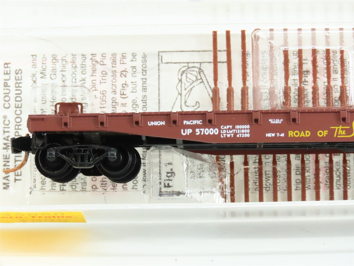 N Scale Micro-Trains MTL 45050 UP Union Pacific Streamliner 50&#39; Flat Car #57000