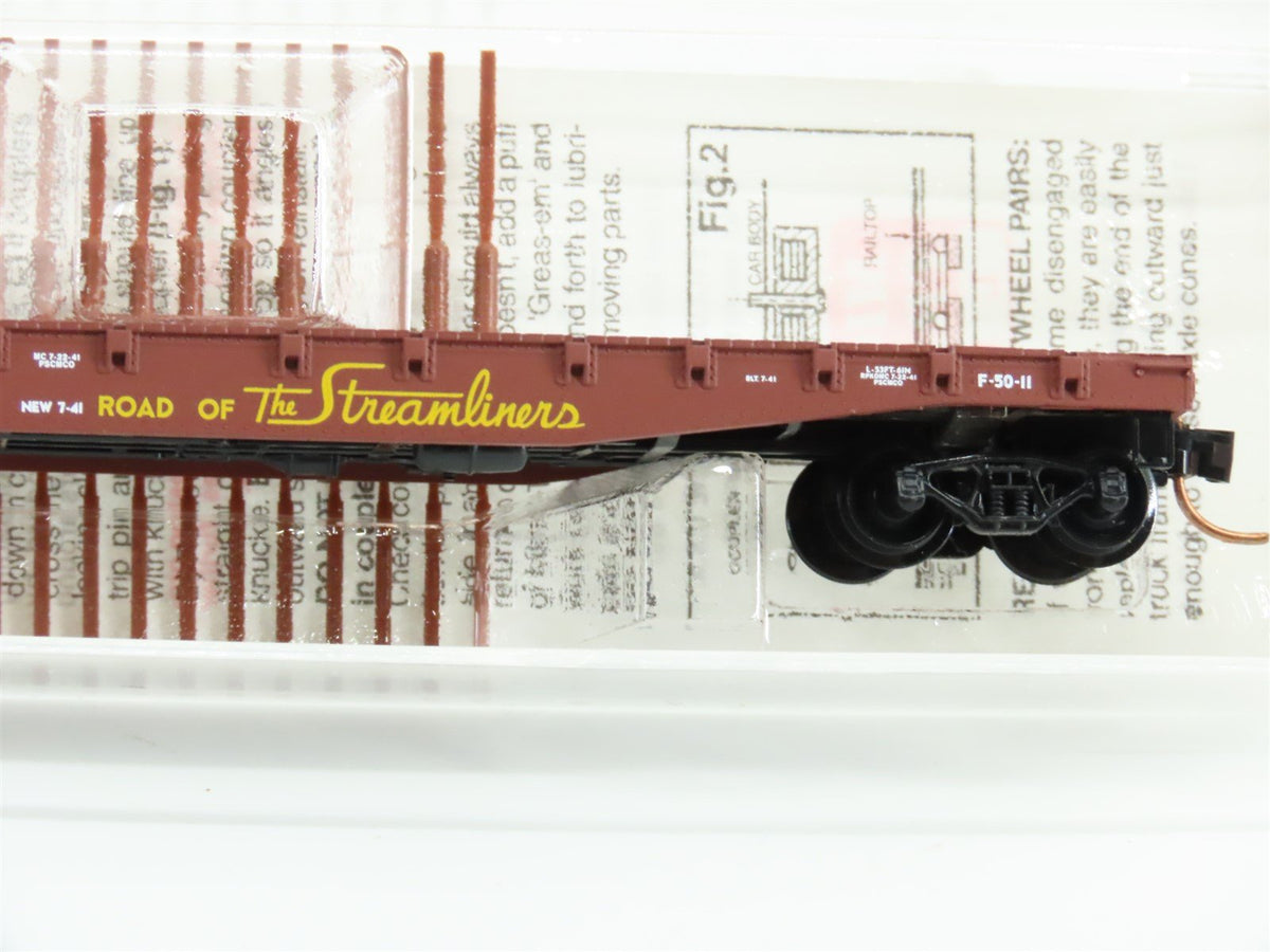 N Scale Micro-Trains MTL 45050 UP Union Pacific Streamliner 50&#39; Flat Car #57000