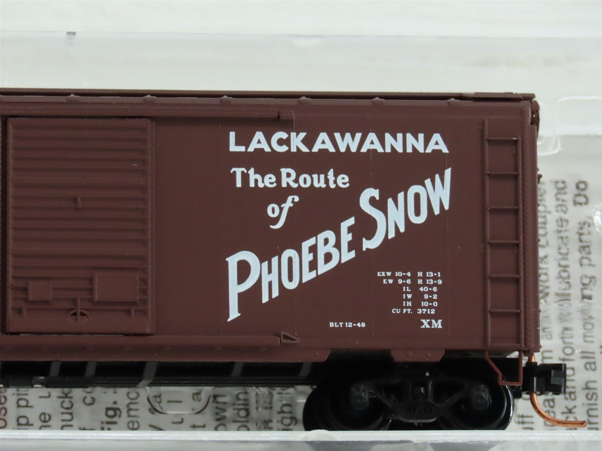 N Scale Micro-Trains MTL 20667 DL&amp;W Lackawanna Phoebe Snow 40&#39; Box Car #52831