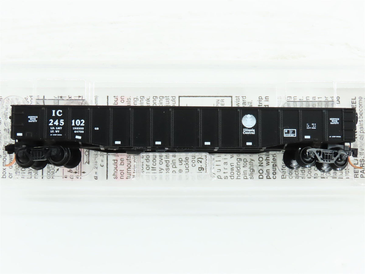 N Scale Micro-Trains MTL 105550 IC Illinois Central Railroad 50&#39; Gondola #245102