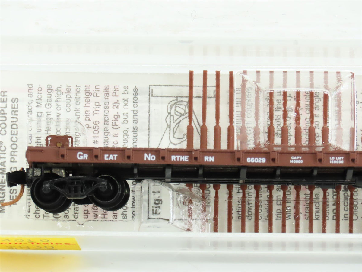 N Scale Micro-Trains MTL 44010 GN Great Northern Railroad 50&#39; Flat Car #66029