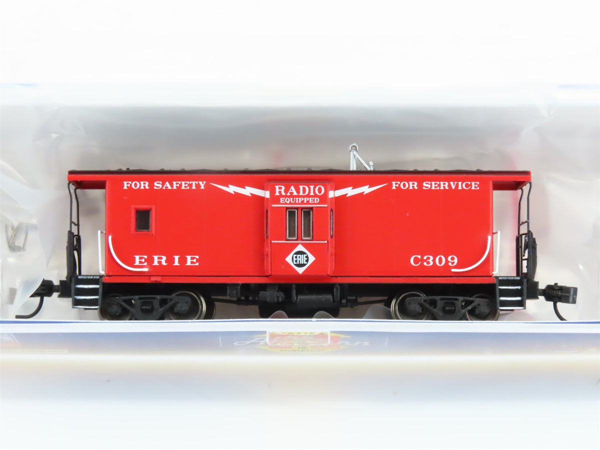 N Scale Athearn 24323 Erie Railway Bay Window Caboose #C309