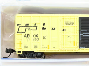 N Scale Athearn ATH24590 ABOX Railbox 50' FMC Exterior Post Boxcar #51963