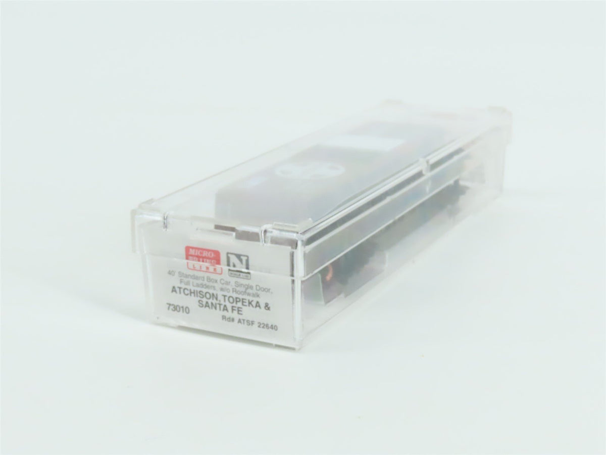 N Scale Micro-Trains MTL 73010 ATSF Santa Fe Railroad 40&#39; Box Car #22640