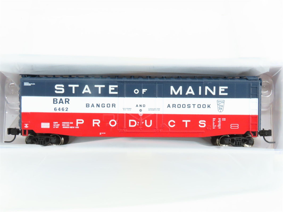 N Scale Athearn ATH2805 BAR Bangor &amp; Aroostook 50&#39; PS-1 Plug Door Boxcar #5462