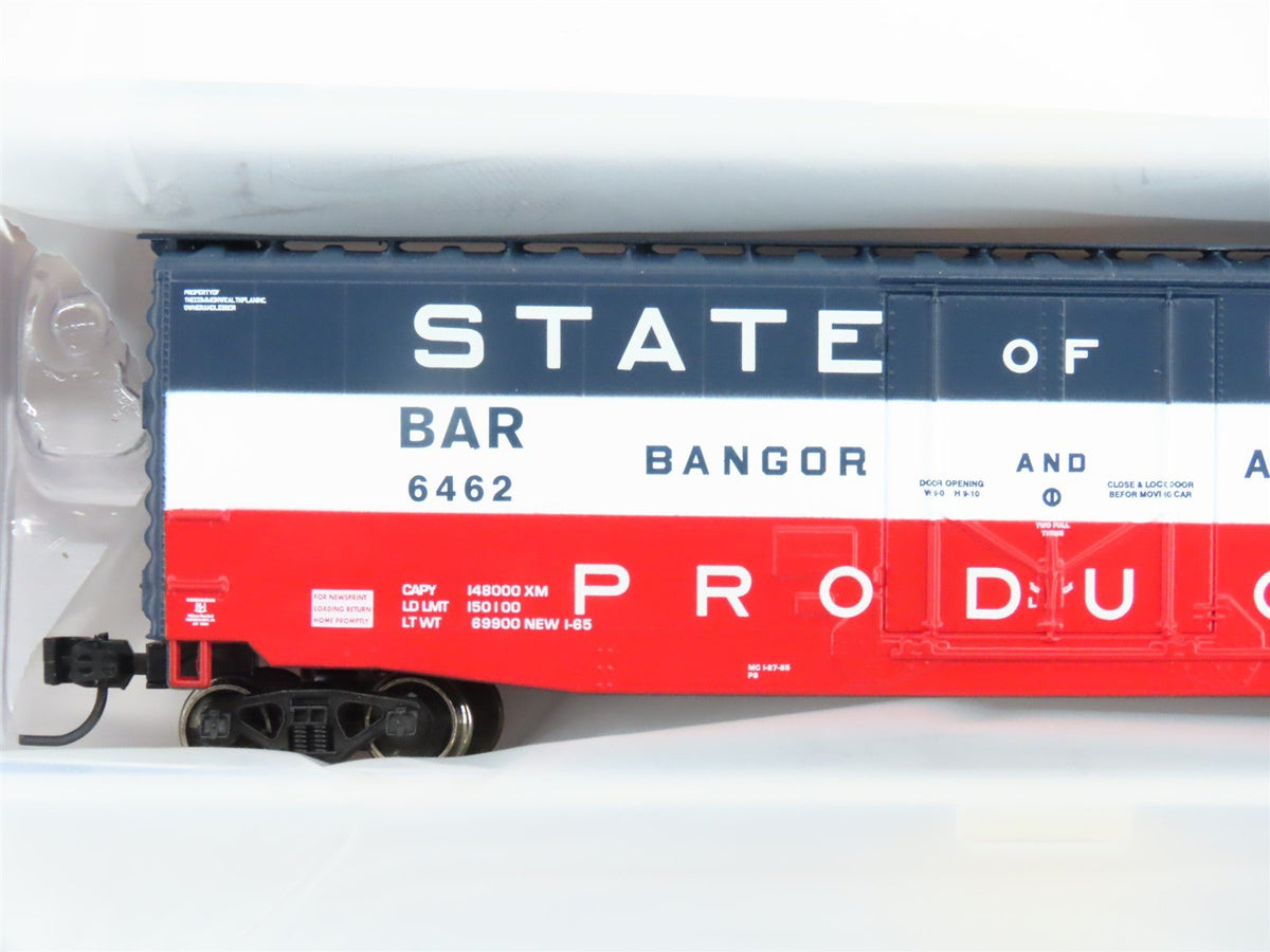 N Scale Athearn ATH2805 BAR Bangor &amp; Aroostook 50&#39; PS-1 Plug Door Boxcar #5462