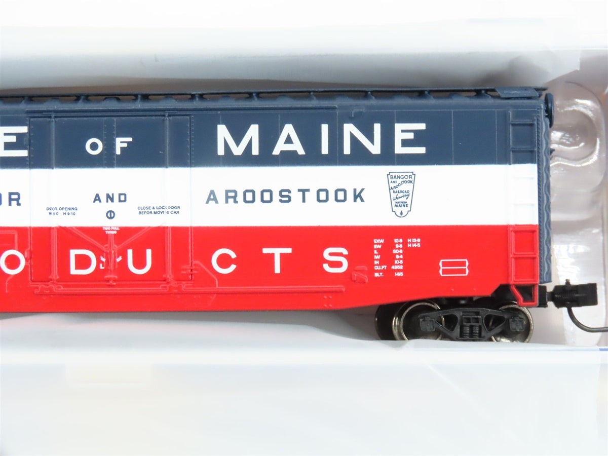 N Scale Athearn ATH2805 BAR Bangor &amp; Aroostook 50&#39; PS-1 Plug Door Boxcar #5462