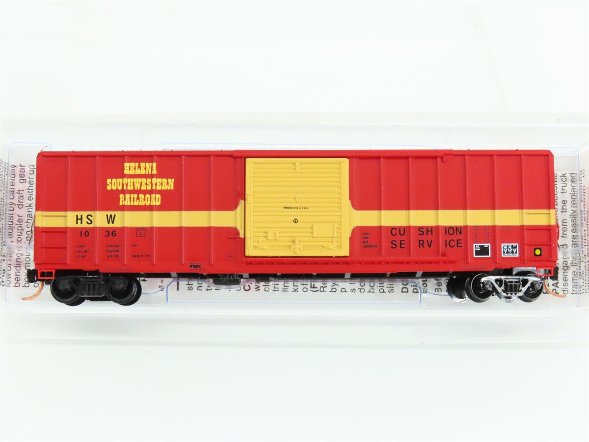 N Scale Micro-Trains MTL 25640 HSW Helena Southwestern 50&#39; Box Car #1036