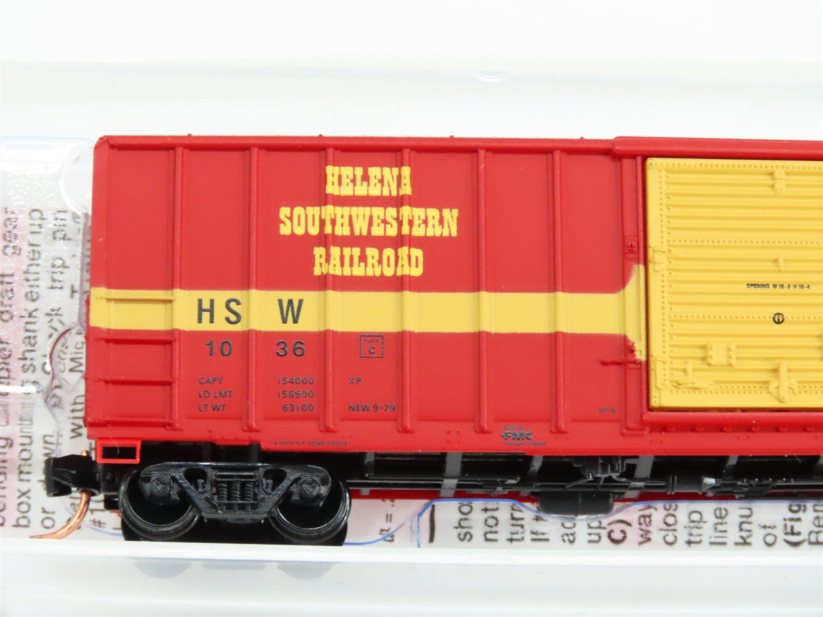 N Scale Micro-Trains MTL 25640 HSW Helena Southwestern 50&#39; Box Car #1036