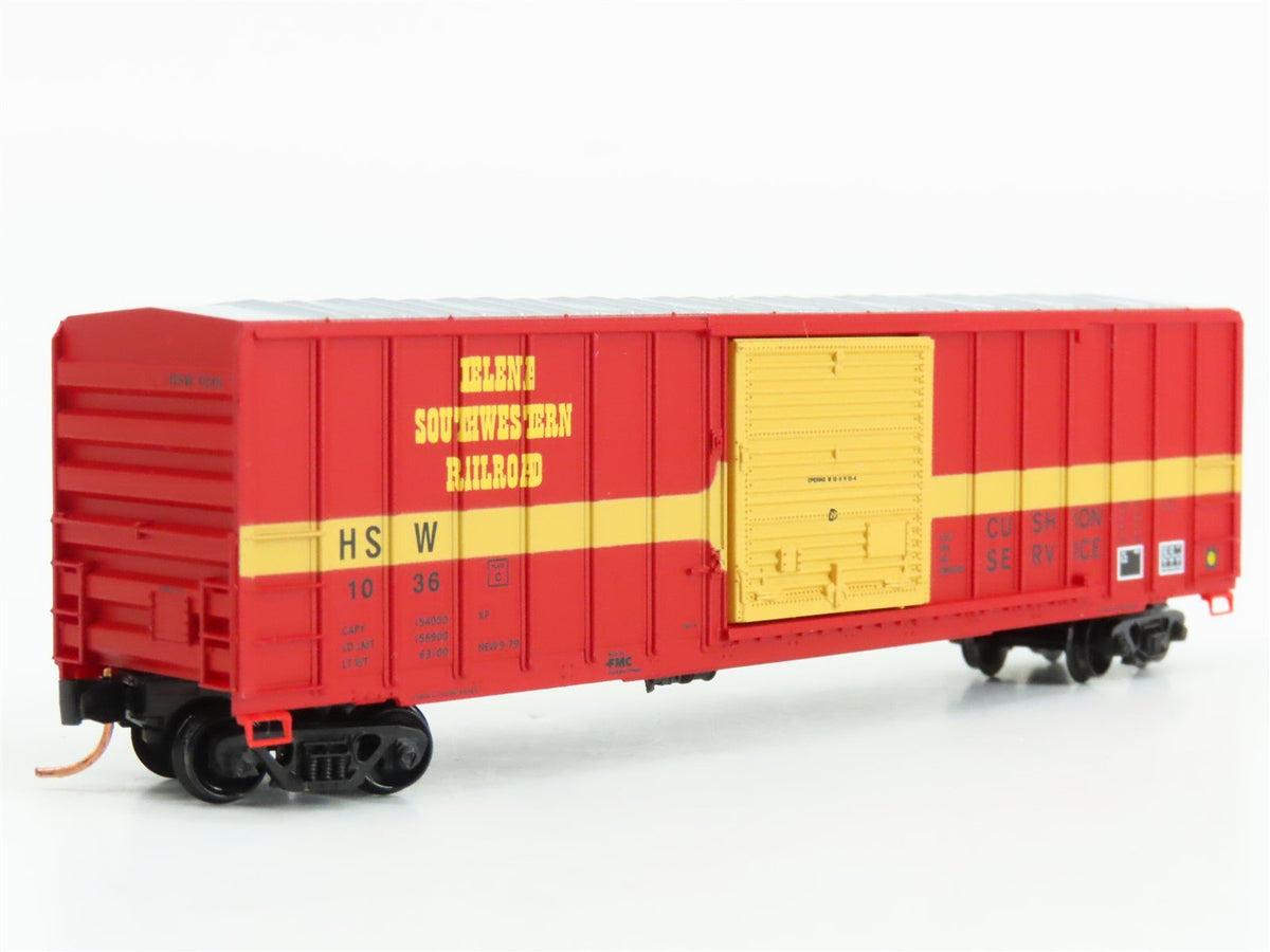 N Scale Micro-Trains MTL 25640 HSW Helena Southwestern 50&#39; Box Car #1036