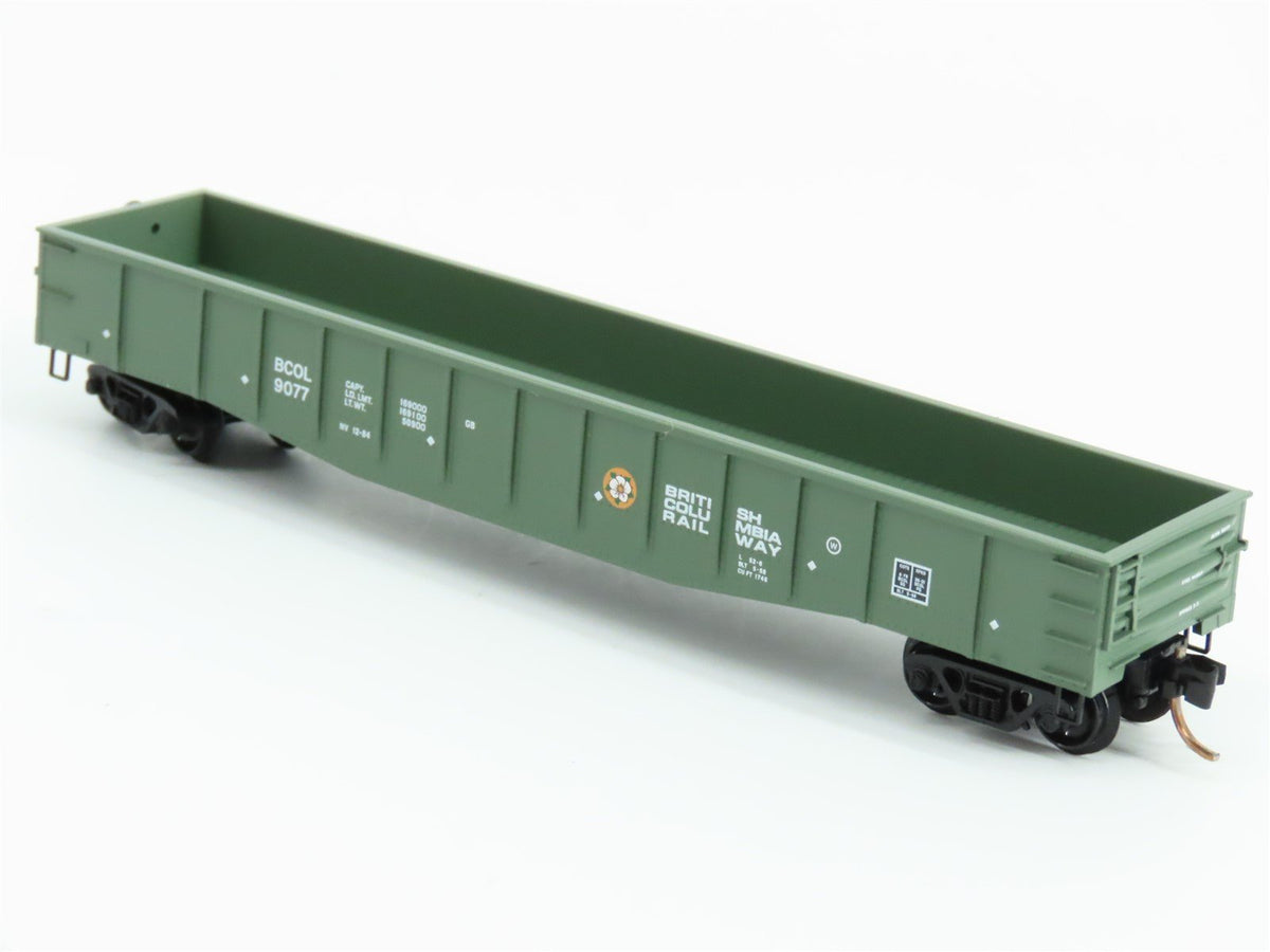 N Scale Micro-Trains MTL 105050 BCOL British Columbia Railway 50&#39; Gondola #9077