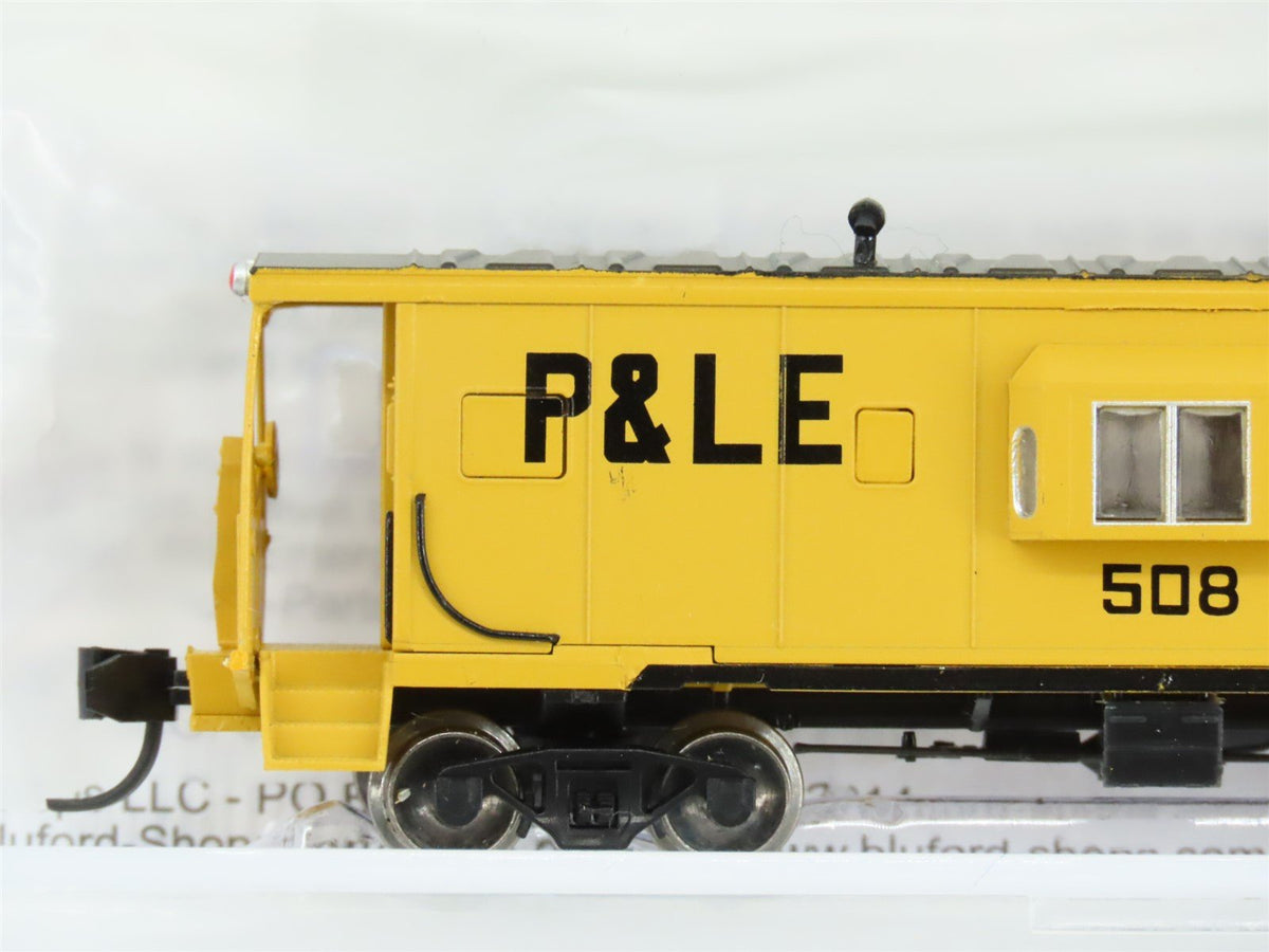 N Scale Bluford Shops 40041 PLE Pittsburgh &amp; Lake Erie Bay Window Caboose #508