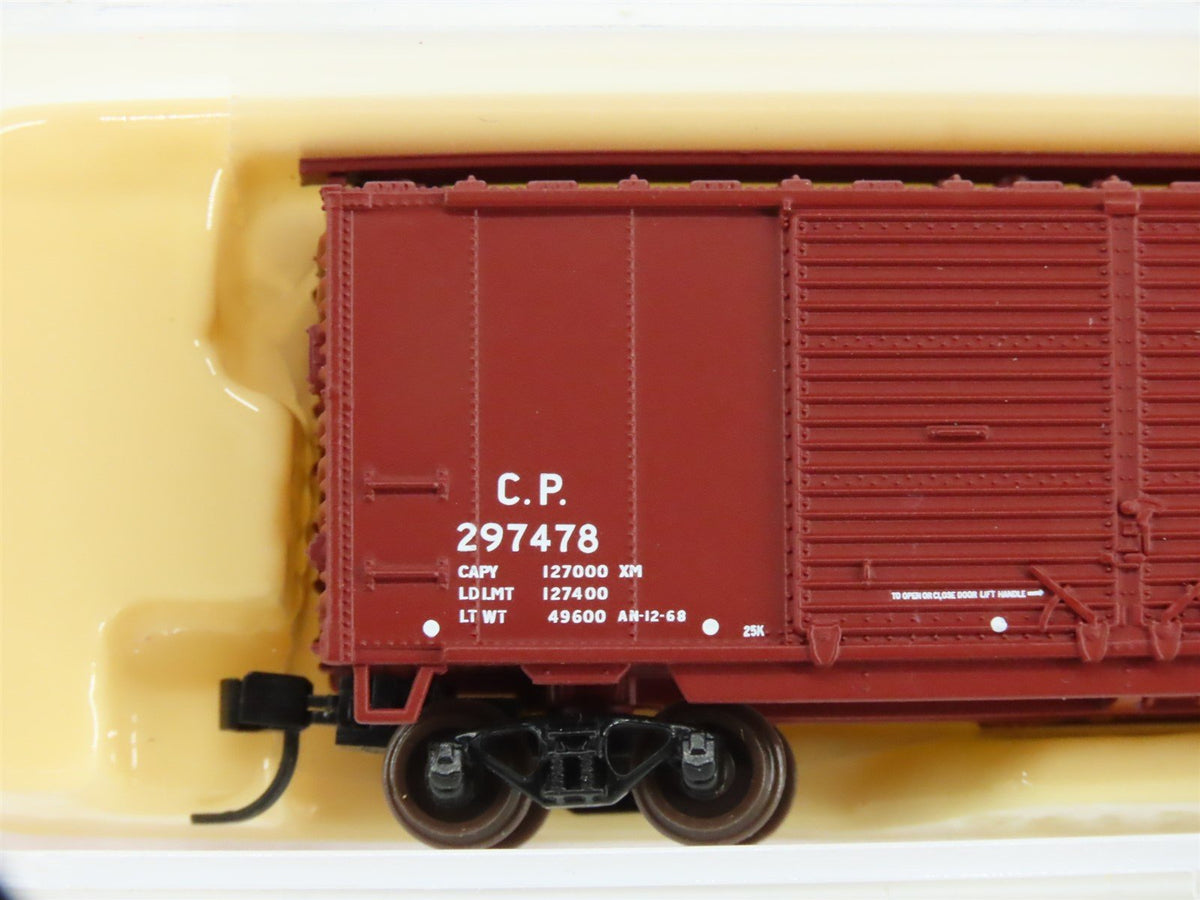 N Scale Atlas 38852 CP Canadian Pacific 40&#39; Double Door Boxcar #297478