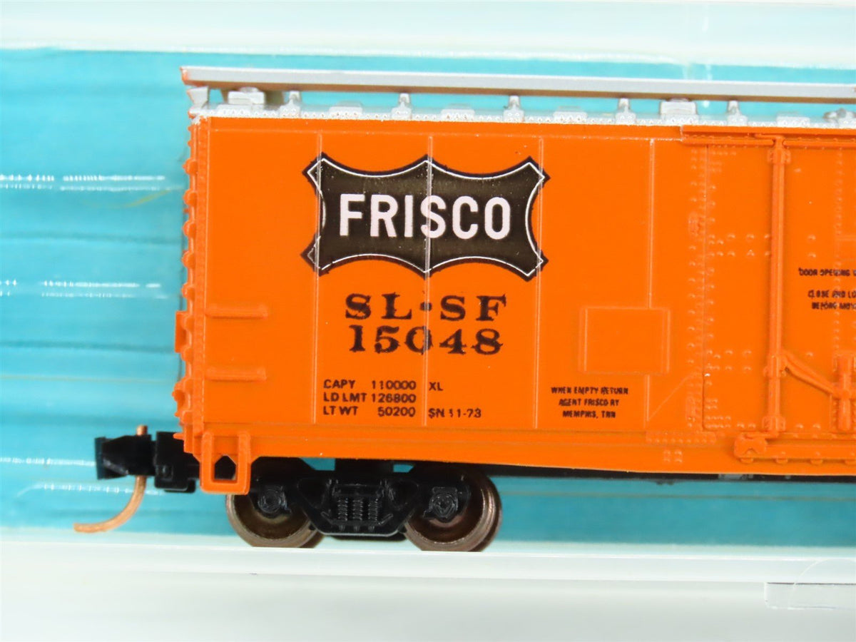 N Scale Atlas 3324 SLSF Frisco &quot;Ship it on Frisco&quot; 40&#39; Plug Door Boxcar #15048