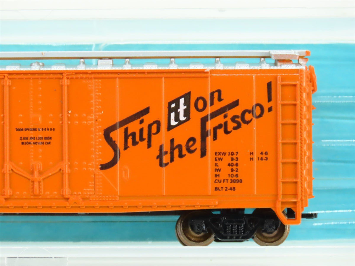 N Scale Atlas 3324 SLSF Frisco &quot;Ship it on Frisco&quot; 40&#39; Plug Door Boxcar #15048