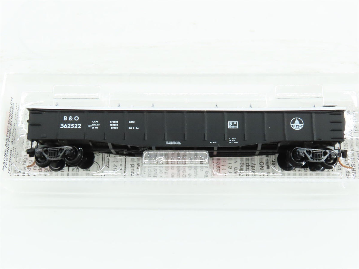 N Scale Micro-Trains MTL 106040 B&amp;O Baltimore &amp; Ohio 50&#39; Gondola #362522