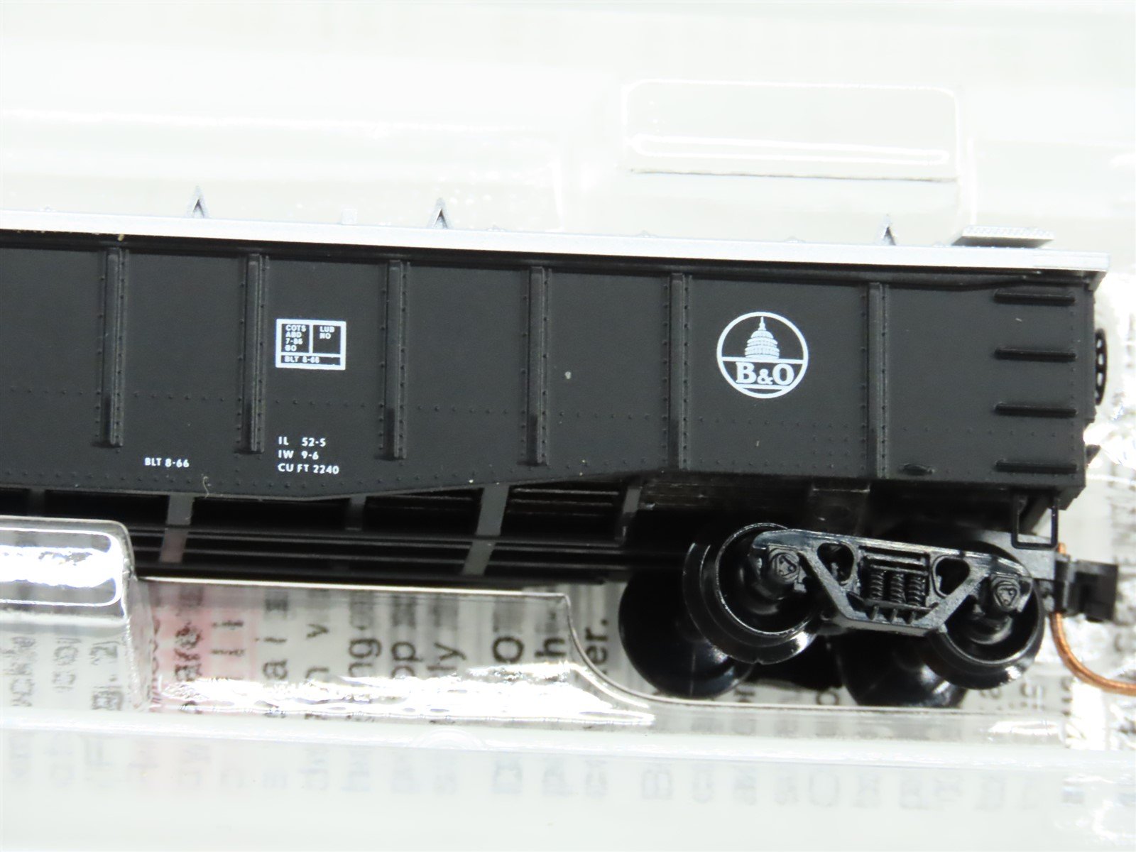 N Scale Micro-Trains MTL 106040 B&O Baltimore & Ohio 50' Gondola #362522
