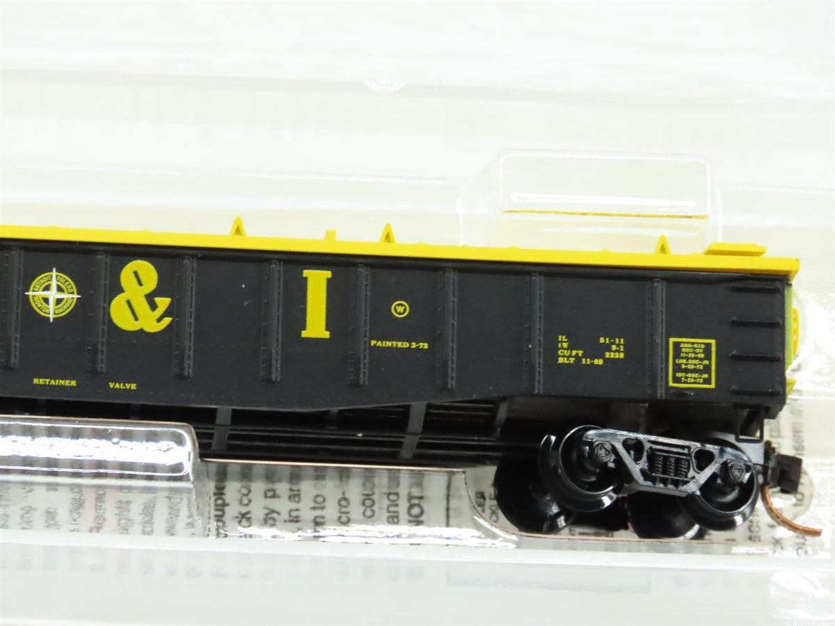 N Scale Micro-Trains MTL 106050 DTI Detroit Toledo &amp; Ironton 50&#39; Gondola #9504