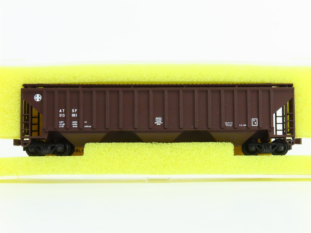 N Scale Precision Masters 1402 ATSF Santa Fe 3-Bay Covered Hopper #313061