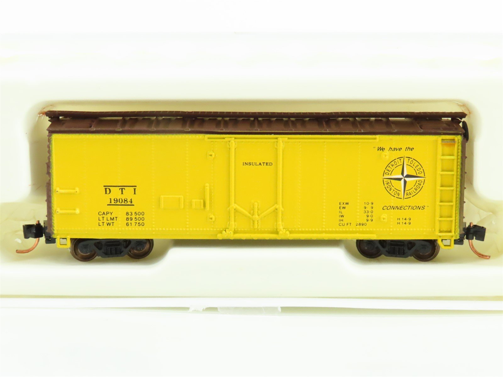 N Scale Con-Cor 0001-105107 DT&I Detroit Toledo & Ironton 40' Reefer #19084