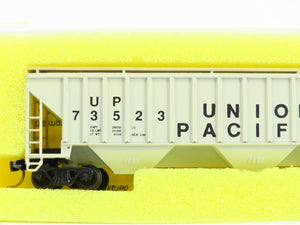 N Scale Precision Masters 1401 UP Union Pacific 3-Bay Covered Hopper #73523