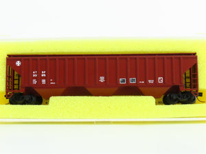 N Scale Precision Masters 1402 ATSF Santa Fe 3-Bay Covered Hopper #313075