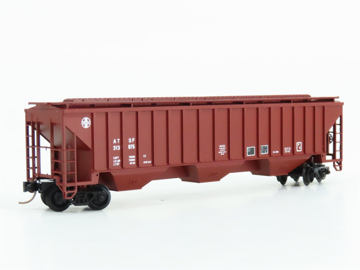 N Scale Precision Masters 1402 ATSF Santa Fe 3-Bay Covered Hopper #313075