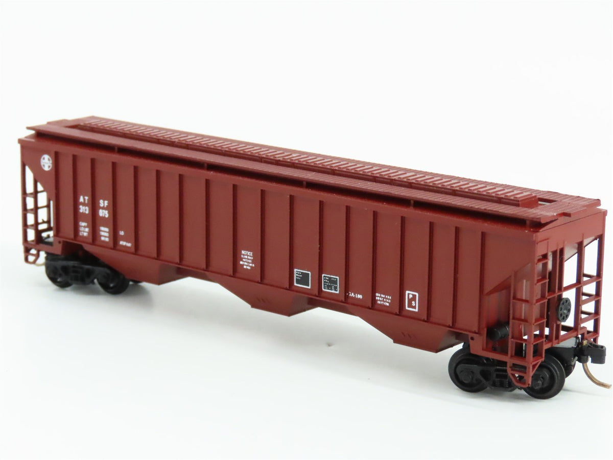 N Scale Precision Masters 1402 ATSF Santa Fe 3-Bay Covered Hopper #313075